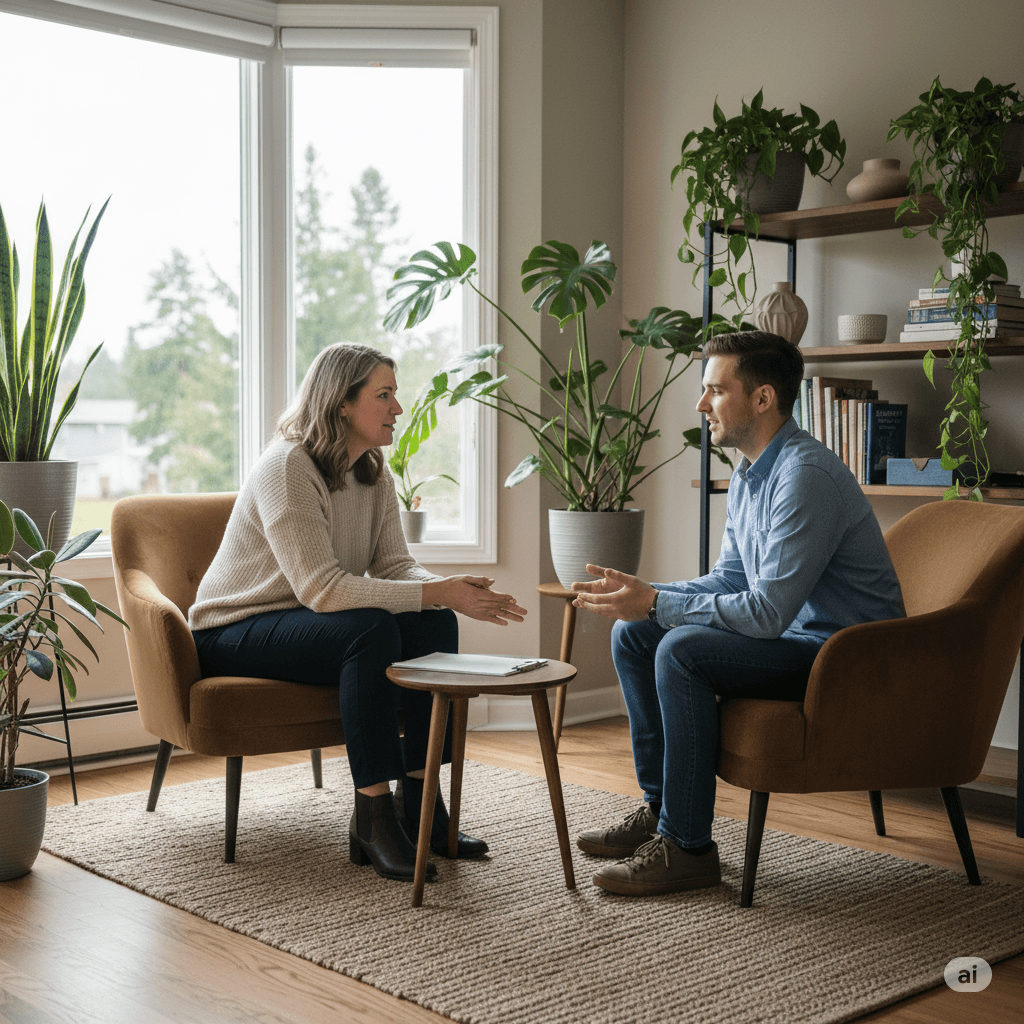 Professionelle Therapiesitzung